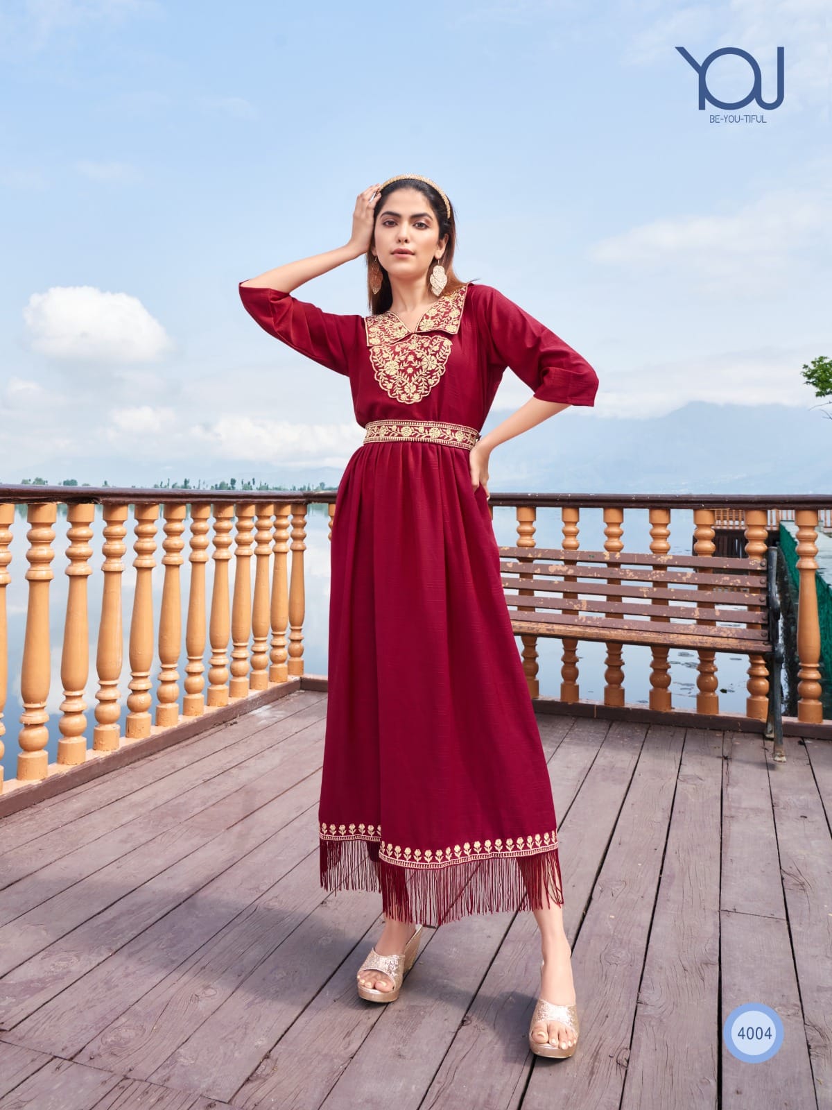 Charmy By Wanna Rayon Designer Party Wear Kurtis Catalog