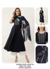 Fiorra SET0040 Poly Crepe Kurti With Dupatta Wholesale Market In Surat