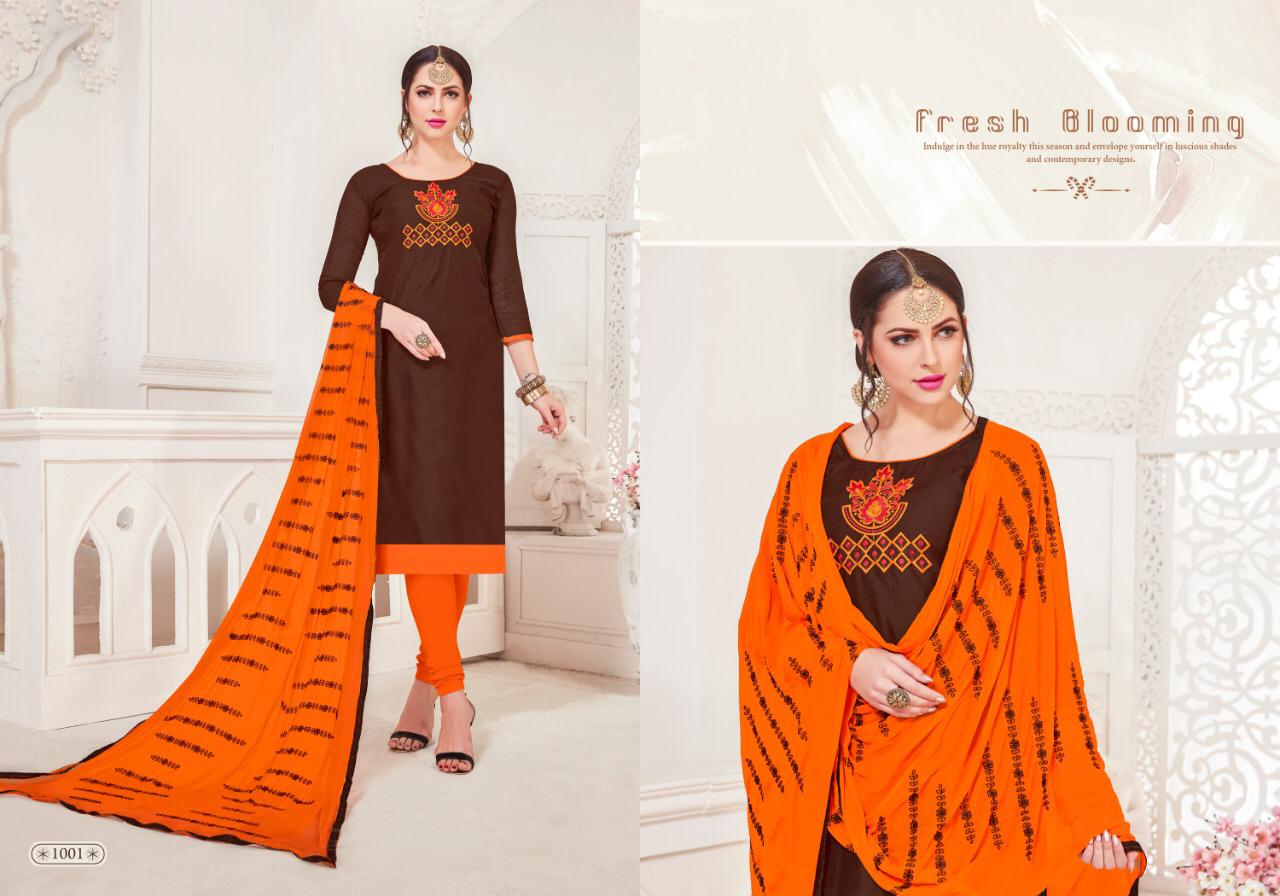 Lollipop Latest Modal Silk Embroidery Work Dress Material Collection Nazmeen Embroidery Work Dupatta 