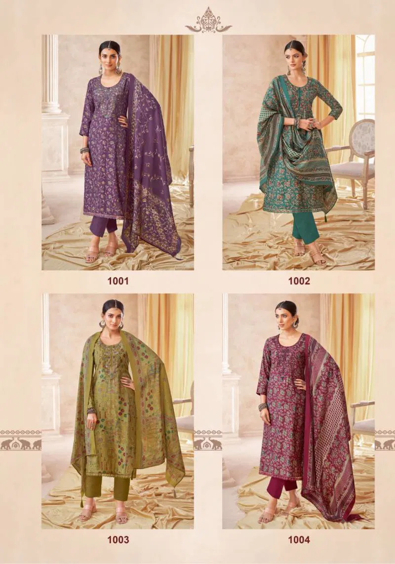 Kesha Vol 1 By Suryajyoti Modal Discharge Dress Material Suppliers In India