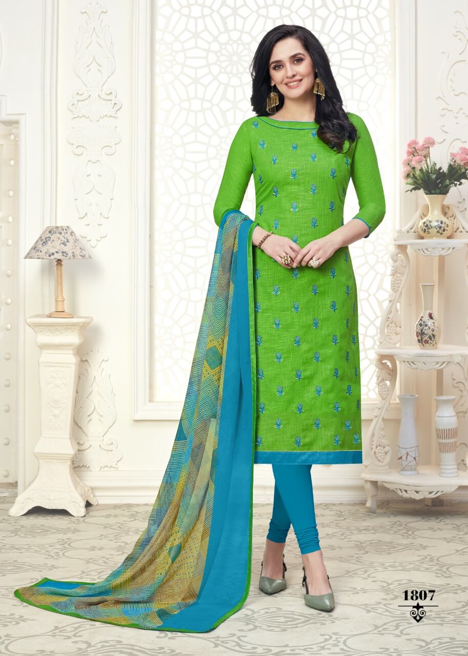 Relish 18 Latest Casual Regular Wear Slub Cotton With Unique Work Printed Cotton Collection
