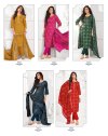 Sarsa Vol 3 By Radhika Jam Satin Kurti With Bottom Dupatta 
