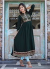 1073 Rayon Foil Print Bulk Kurti Orders in India