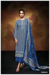 Nilofer 3696 By Ganga Cotton Satin Embroidery Salwar Suit Suppliers In India
