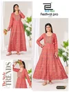 Festival Pro Vol 20 By Blue Hills Anarkali Gown With Classic Neck Embroidery With Belt