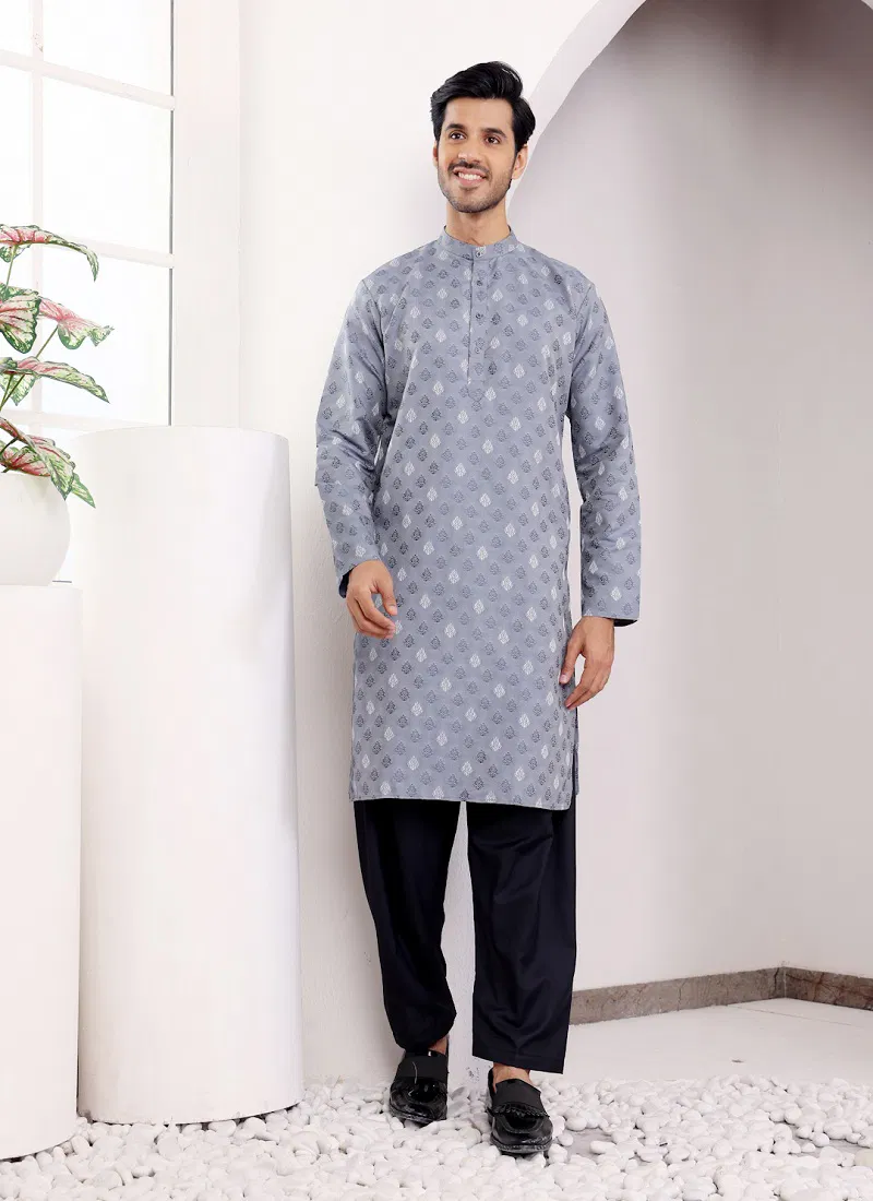 Rw Viscose Jacquard Kurta Pyjama Wholesale Clothing Distributors In India