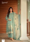 Safira By Sanna Hamp Linen Printed Ladies Salwar Suits Wholesale Market In Surat
