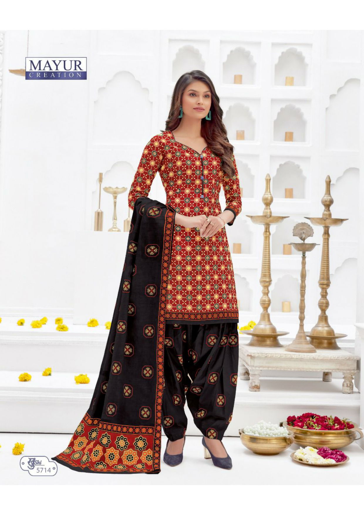 Mayur Creation Khushi 57 Cotton Printed Casual wear Dress Material Collection
