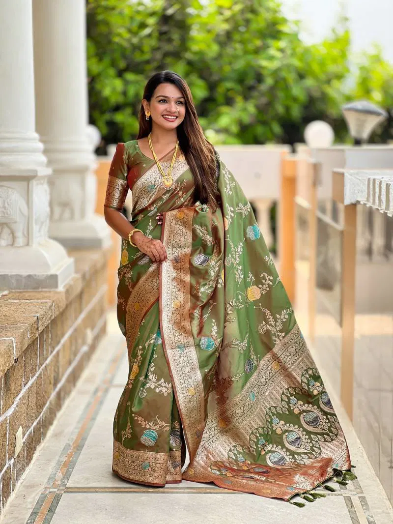 Nx Banarasi 2 Festive Wear Banarasi Silk Saree Wholesale Suppliers In Mumbai