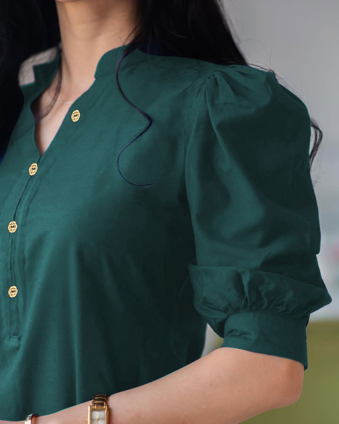 2015 Party Wear Cotton Slub Short Kurti With Bottom Catalog