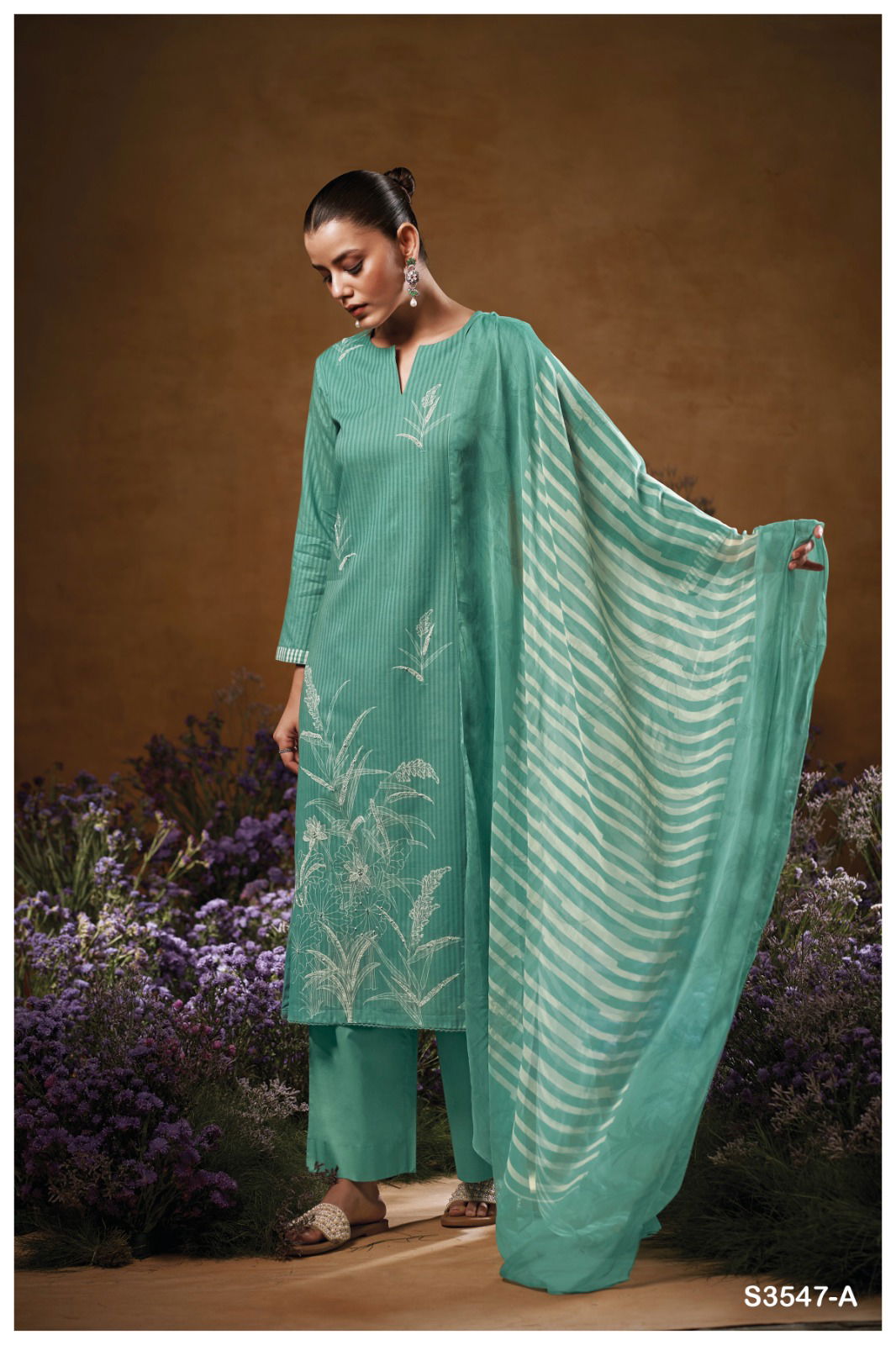 Jace 3547 By Ganga Cotton Printed Designer Salwar Suit Wholesalers In Delhi