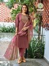Malhar Vol 7 By Passion Tree Roman Silk Kurti With Bottom Dupatta Orders In India