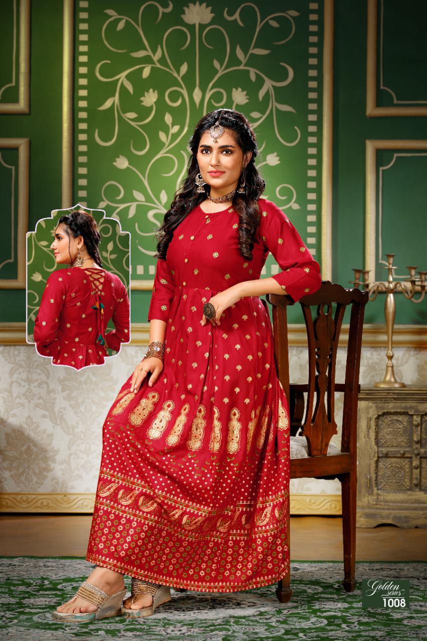 Fashion Talk Golden Series Gorgeous Designer Kurtis Collection
