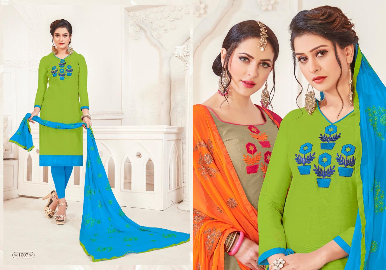 Lollipop Latest Modal Silk Embroidery Work Dress Material Collection Nazmeen Embroidery Work Dupatta 