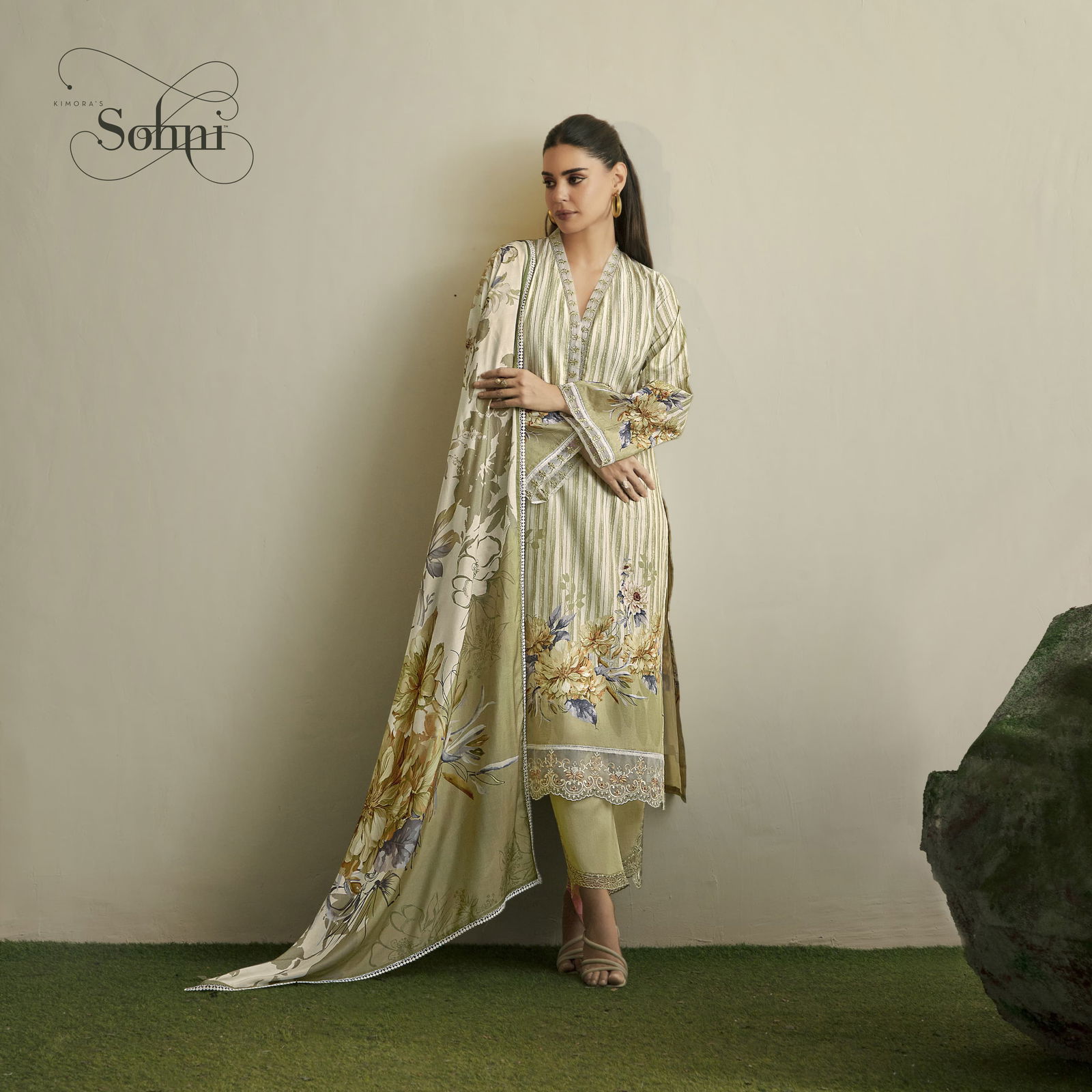 Flora Vol 17 By Kimora Sohani Lawn Printed Salwar Suits Surat Wholesale Market