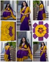 Soft Silk 6068 Lichi Soft Silk Jacquard Rich Pallu Saree Suppliers In India