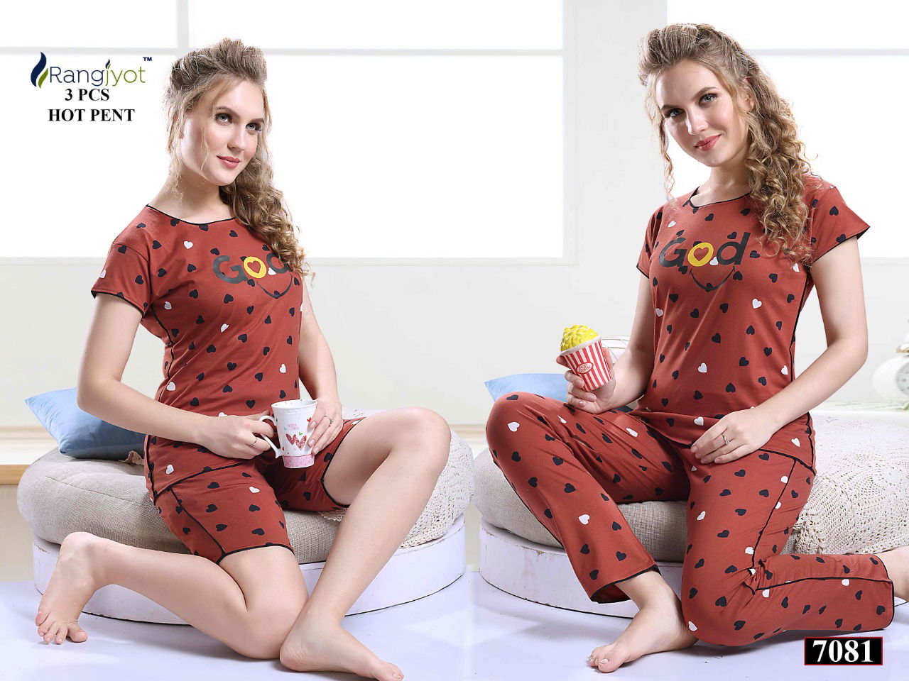 Rangjyot 7081 New Fancy Hosiery Cotton Night Wear Collection