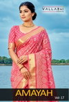 Amayah Vol 17 By Vallabhi Georgette Abstract Printed Bulk Saree Orders In India
