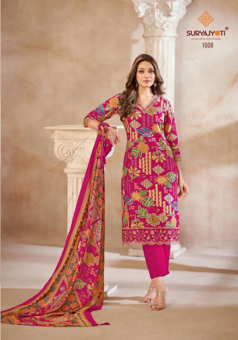 Pariza Advance Vol 1 By Suryajyoti Cotton Readymade Suits Suppliers In Mumbai