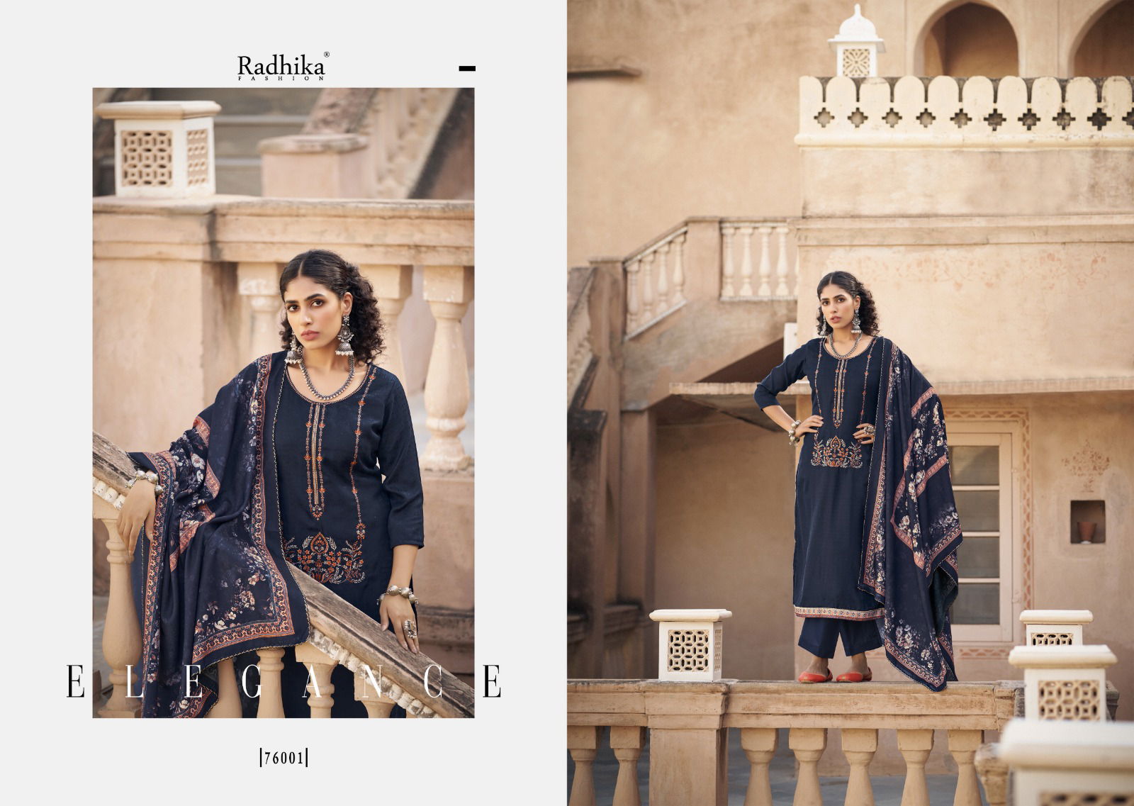 Kashmiri Shawal 2 By Sumyra Pashmina Dress Material