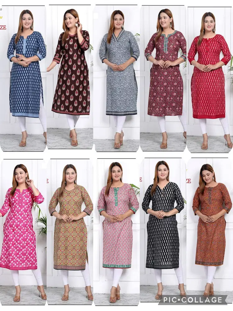 Plus Size Vol 3 By Aarvi Straight Plus Size Kurtis Wholesale Market In Surat With Price