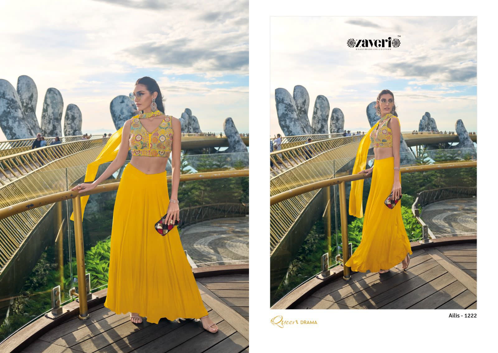 Ailis By Zaveri Western Party Wear Lehenga Choli