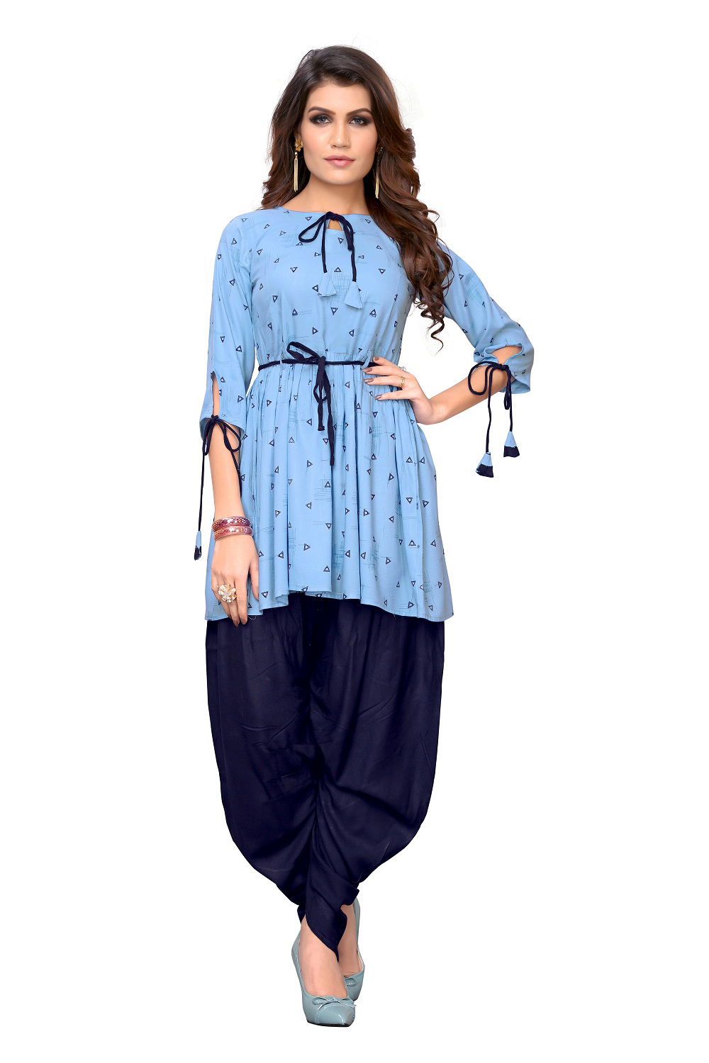 Glam Kurti 17 Stylish Latest fancy Designer Regular Wear Rayon Kurti With Bottom Collection
