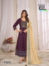 Ritu Special Vol 9 By Blue Hills Rayon Anarkali Gown With Dupatta Suppliers In India