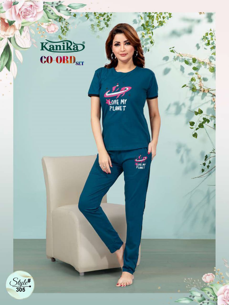 Kanika Co Ord Set Hosiery Cotton Night Suits Catalog
