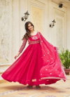 Sn 2374 Beautiful Faux Georgette Gown With Dupatta Wholesale Market In Surat