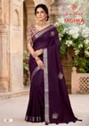 Mishka Vol 1 By Kashvi Linen Silk With Diamond Work Saree
