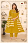 Riwayat By Namoh Mal Chanderi Kurti With Bottom Dupatta Wholesale Online
