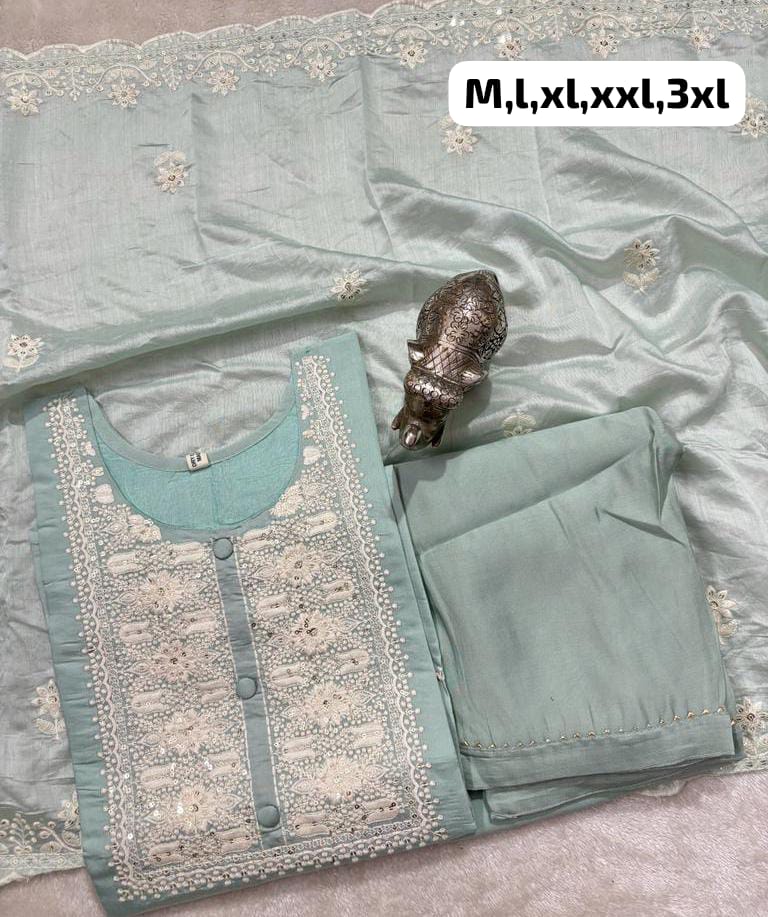 Virat Heavy Work Non Catalog Kurti With Bottom Dupatta Catalog