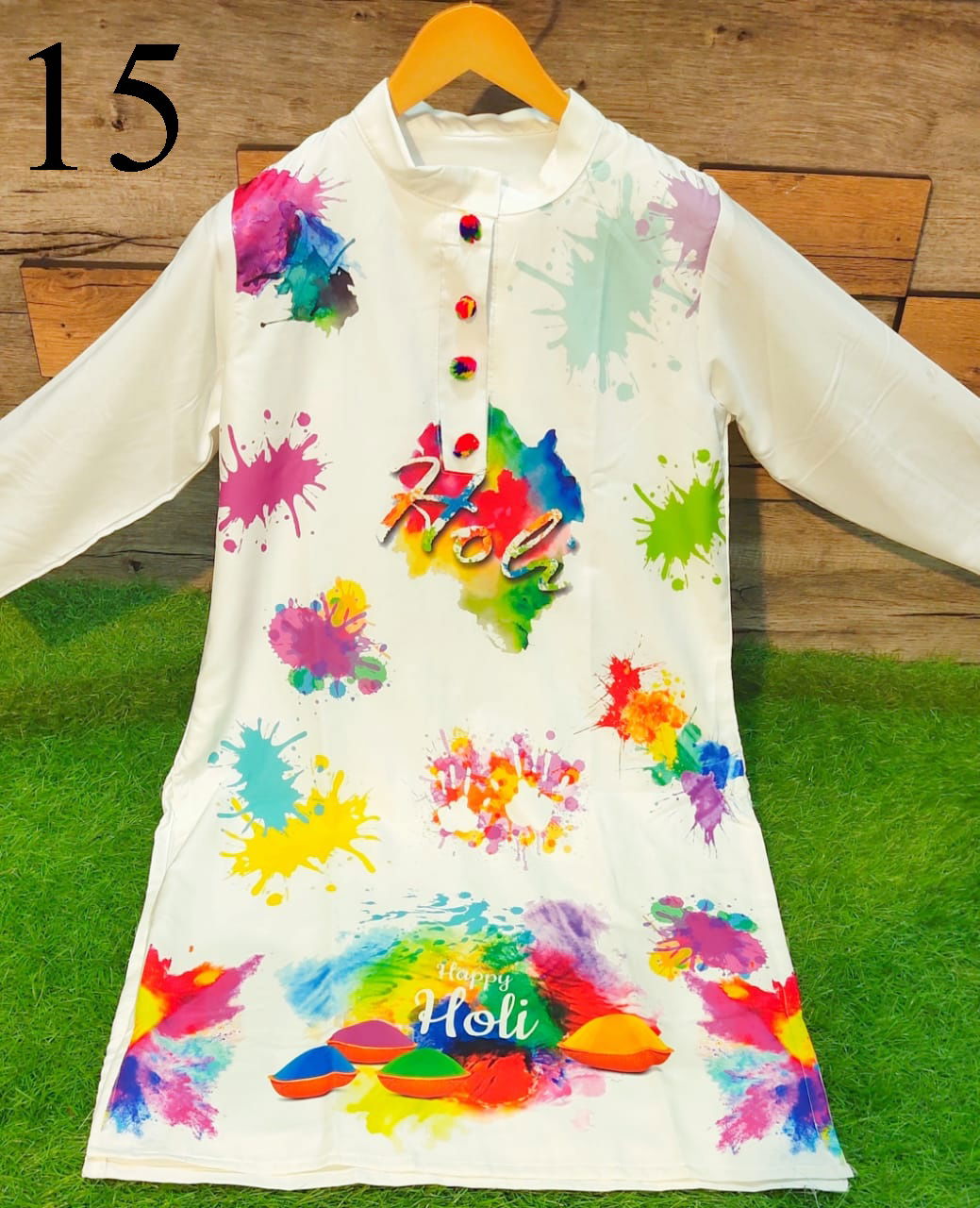 Holi Special 1 Silk Digital Printed Holli Special Kurti Collection