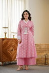 Naisha K 250 Stylish Cotton Printed Kurti With Bottom Wholesale Suppliers In India