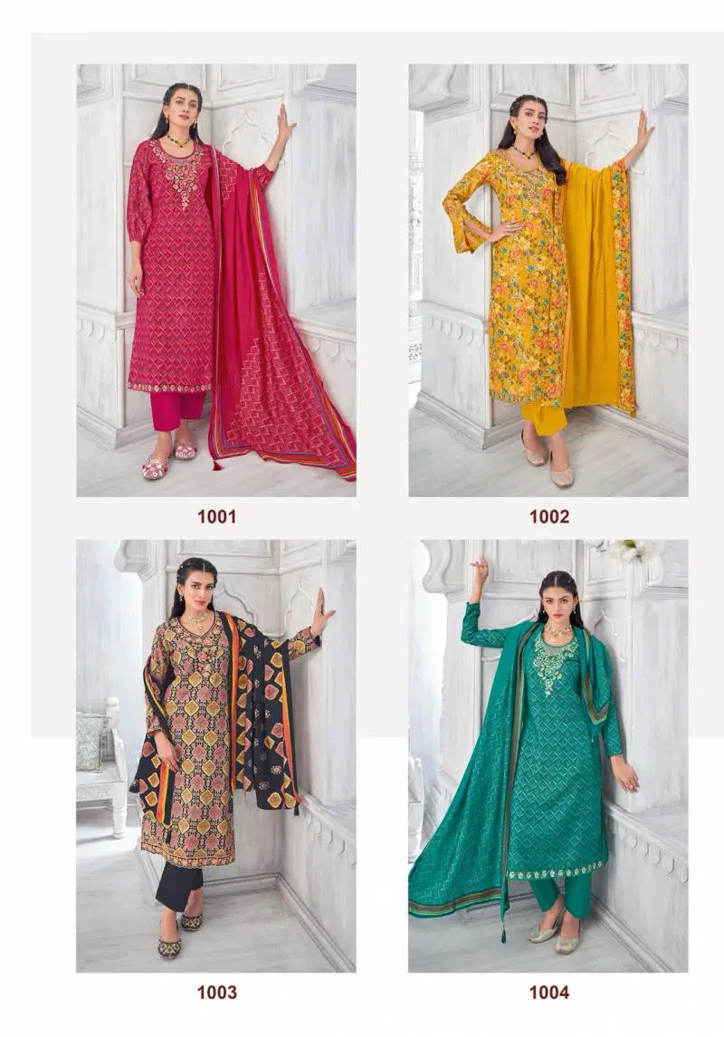 Priyanka Advance Vol 1 By Suryajyoti Modal Printed Dress Material Orders In India