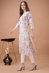 Fr Lace Border 1 Cotton Printed Office Wear Kurti Wholesale Shop In Surat
