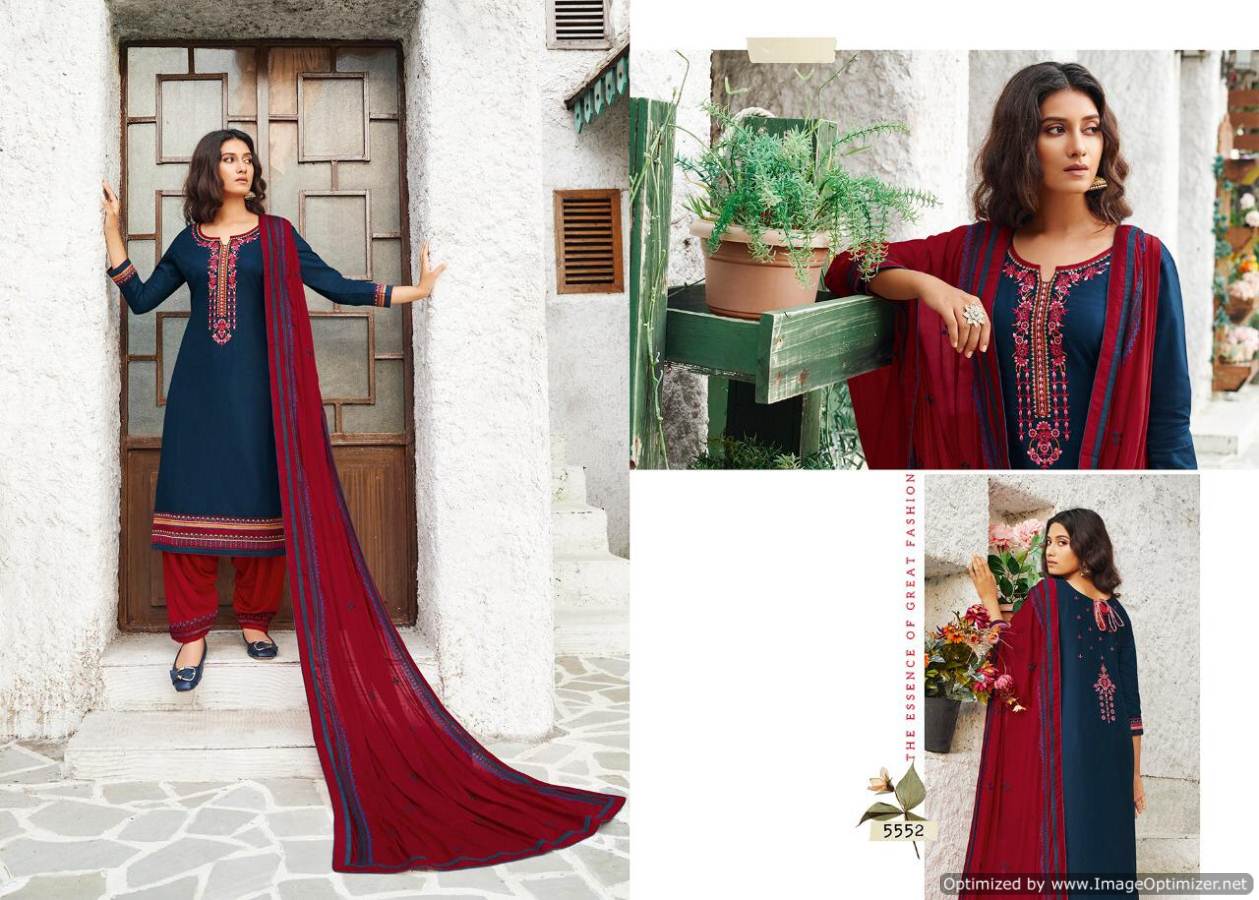 Kessi Patiala House 77 Launch New designer Party Wear Festive Embroidery Work Dress Material With Chinon Work Four Side Lace Work Dupatta