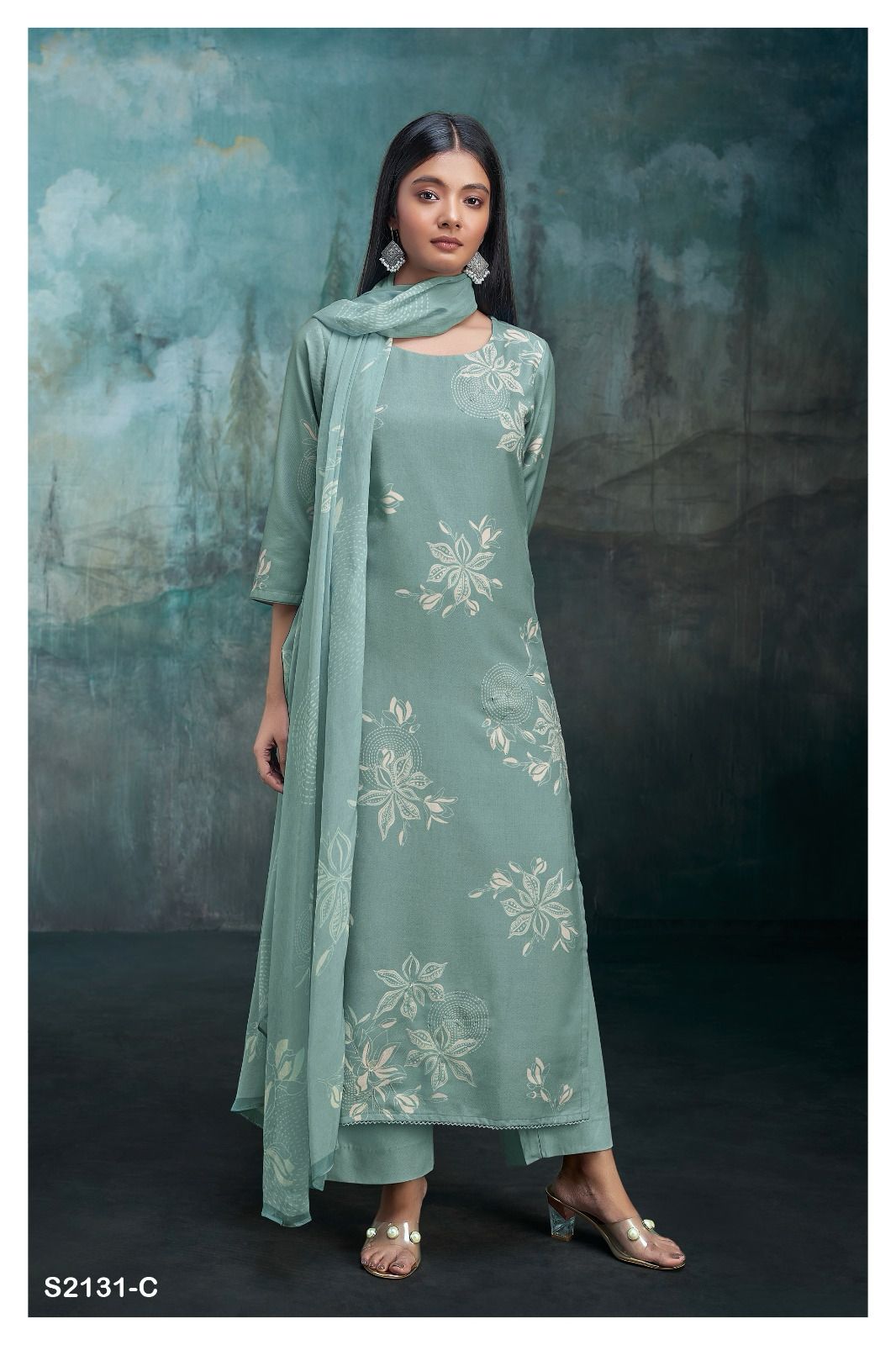 Rafqa 2131 By Ganga Pashmina Salwar Kameez Catalog