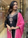 Dhruvi 327 Viscose Fancy Kurti Bottom With Dupatta Wholesalers In Surat