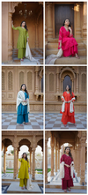 Naisha K 598 Roman Silk With Work Kurti With Plazzo Dupatta Exporters In India