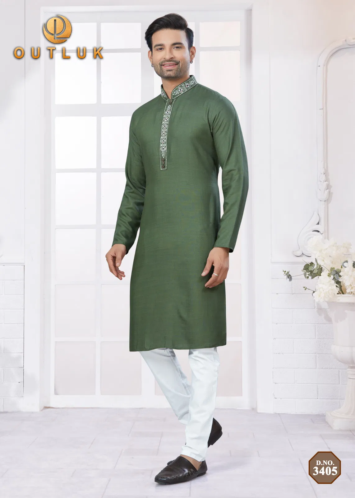 Outluk Wedding Collection Vol 34 Pure Cotton Mens Kurta Pajama Manufacturers