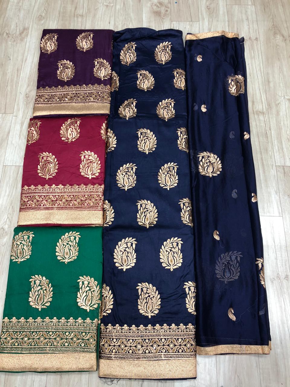 Exclusive Festive Wear Designer Jam Cotton Dress Material Collection 