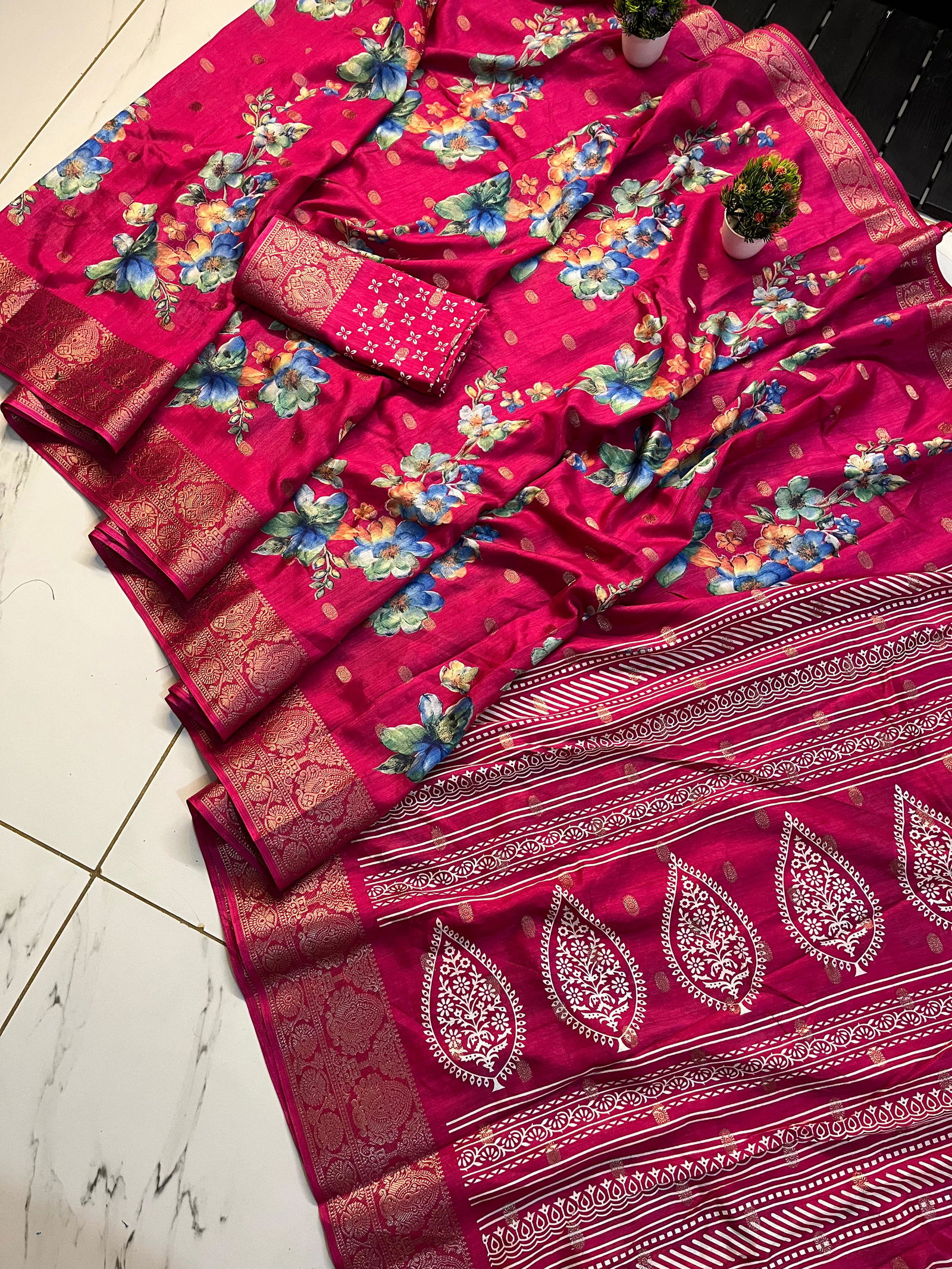 Wow Hit Flower Special Soft Dola Silk Sarees Orders In India