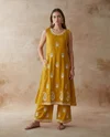 K 1055 By Naisha Rayon Embroidery Kurti With Bottom
