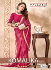 Komalika Vol 6 By Vallabhi Moss Georgette Bandhani Printed Online Saree Wholesale

