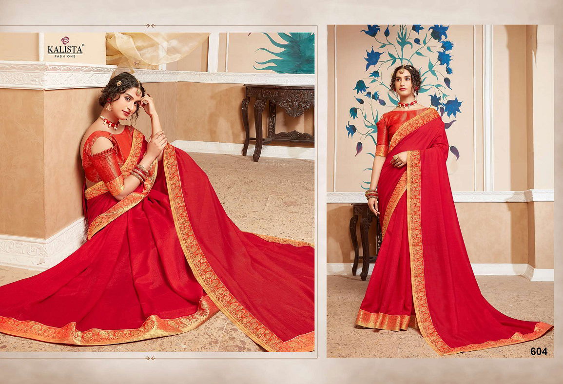 Kalishta Aayushi Latest Designer Festival Wear Beautiful Designer Border Saree Collection