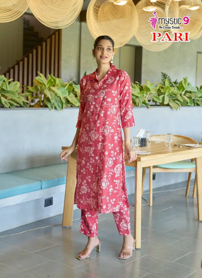 Pari Vol 1 by Mystic 9 Co Ord Set Kurti With Bottom Wholesale In India
