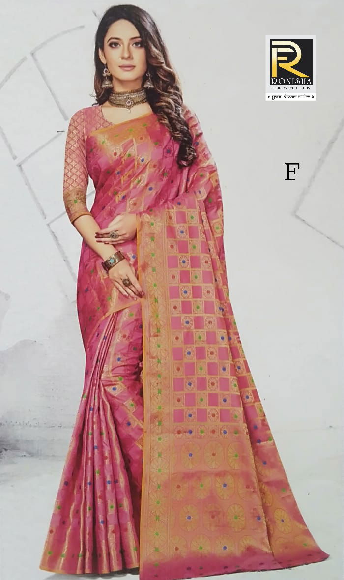 Ronisha Alora Exclusive Heavy Wedding Wear Latest Designer 	Premium Silk Saree Collection