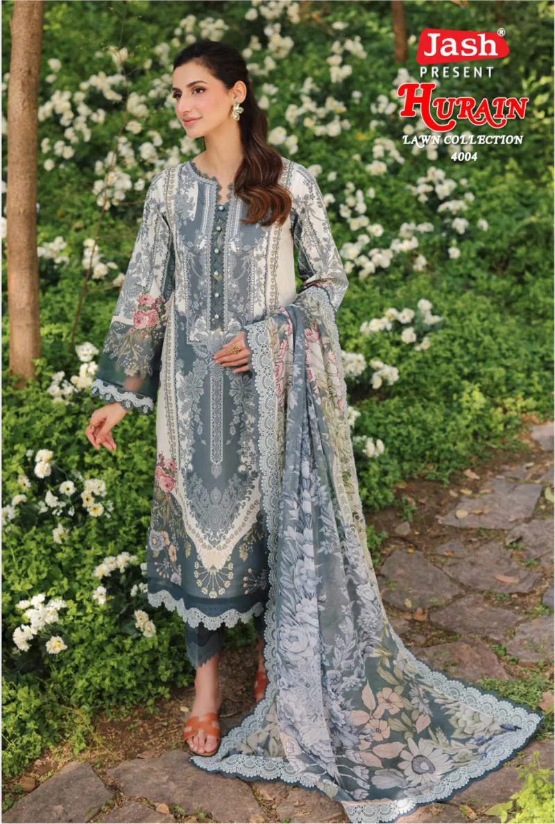 Hurain Vol 4 By Jash Printed Lawn Cotton Dress Material Suppliers In India